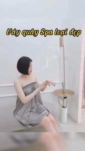 Váy quây massage đầm mặc cho khách spa và làm đẹp