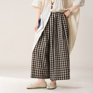SHANGWEILUO | Vintage Embroidered Dress and Wide Leg Pants Set for Women