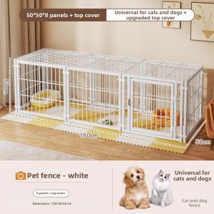 Large Indoor Cat Cage Cat Litter Integrated