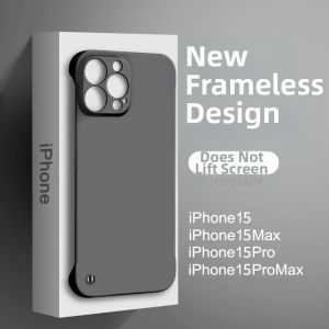 SHUXIE | Ultra-Thin Borderless Protective Case with Full Coverage and Heat Dissipation for iPhone 15 Pro Max iPhone 14 iPhone 13 Pro iPhone 12
