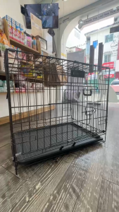 Chuồng sơn tĩnh điện loại 1 nan dày màu đen vân đá cho chó mèo