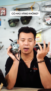 Bộ chế hòa khí xe máy Dream/Wave 100cc KAFAIDAI THAILAND (Bình xăng con)