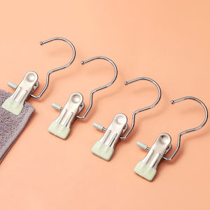 Multifunctional Clothes Pegs Clip Anti-rust Clip Space-saving Clothespin Hat Pants Storage Hanging Travel Hook Hanger Clothespin