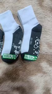 12 คู่ ยกแพ็ค ถุงเท้านักเรียน ถุงเท้าสีขาว กันลื่น พร้อมส่ง 5 คลาย เพื่อคลองถุงฉันล้าง