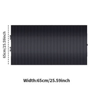 Car Retractable Windshield Sunshade with Suction Cups Folding Front Rear Window Sun Shade Summer UV Blocking Sun Protective