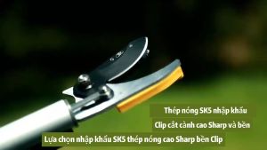 Kéo hái trái cây dạng ống lồng Kéo cắt cành cao Thiết bị hái trái cây (có lưỡi cưa đi kèm)