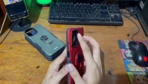 Casing HP Untuk Xiaomi Redmi Note 9 Pro: Case Robot Hit Eye & Whit Ring Transformer Armor