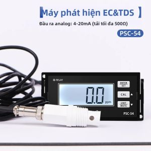 Máy Đo Độ Dẫn Điện Công Nghiệp PCS54 Bộ Điều Khiển TDS EC Máy Theo Dõi Nước Có Độ Nhạy Cao Với Màn Hình Kỹ Thuật Số Đầu Ra 4 ~ 20mA