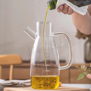 Seeko 1000ml Glass Oil Bottle: Kitchen Storage Solutions for Cooking Oil, Vinegar & Soy Sauce