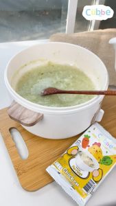 Cubbe Baby Porridge - ข้าวตุ๋นคิ้วบ์ รสปลากะพง สำหรับเด็ก 6 เดือน+ มีอย. ฮาลาล การเตรียมผักฟรี 70 g