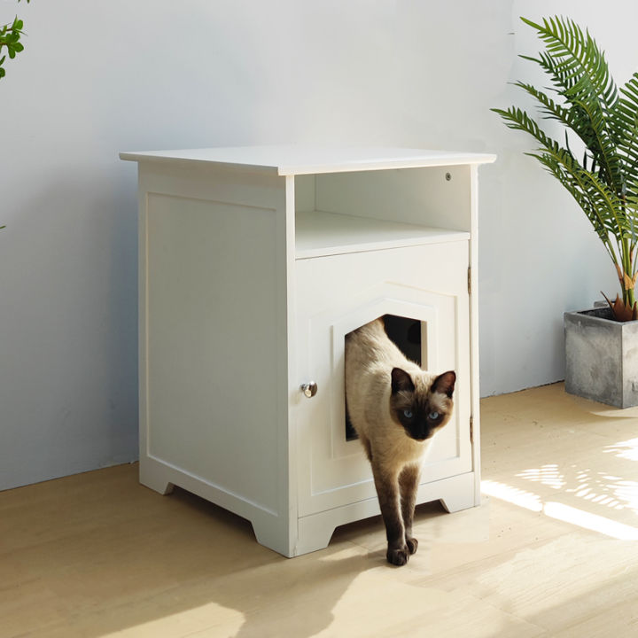 Pet Bedside Cat Cabinet Indoor Cat Nest Cat Delivery Room Cat Toilet ...