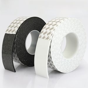 3M Strong EVA Single-Sided Sponge Tape Black Foam Anti- Shock Shockproof Non-Slip Soundproof Sealing Strip Thickened Heat Resistant
