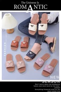 slipper for women Basic logo design slippers for women casual and everyday wears good quality rubber materials Footwear Walking Shoes Girl Sandal Summer Comfort Designer