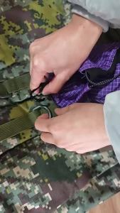1×Outdoor Backpack Shoulder Strap Water Bottle Holder Drawstring Cup Sleeve Pouch Hook Clip Hiking Camping Hydration Carrier Bag