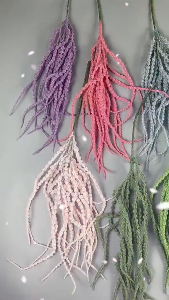 Amaranthus Artificial Hanging Plant Long Tassel Flower Wedding Decoration