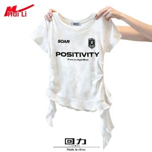Warrior | Áo Thun Asymmetrical Cotton Trắng Slim Fit