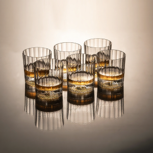 BOANG | Crystal Sliced Face Drinkware Glassware Set