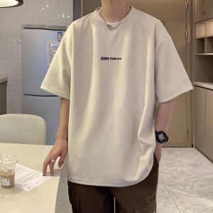 Avocado Green Mens T-Shirt Summer American Suede Oversize Trendy Small Collar Sleeveless Top Breathable Polyester Fiber