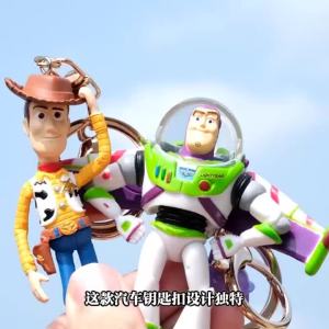 52TOYS | 2026 New Toy Story Character Keychains Woody & Buzz Lightyear Bag Charms Kids Gifts for Birthday Party Christmas fan present