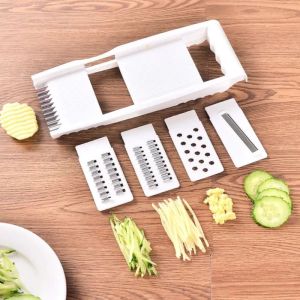 Multifunctional Slicer Fruits Vegetable Grater Stainless Steel Blade Garlic Grinder Potato