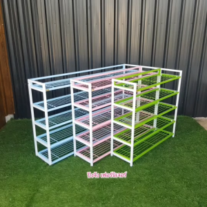 ชั้นวางรองเท้า ชั้นจัดเก็บรองเท้า ชั้นเอนกประสงค์ ชั้นเหล็ก ชั้นวางรองเท้าแบบเหล็ก