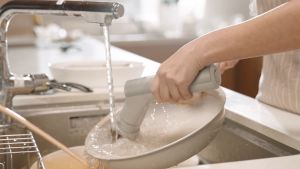 HOTO 6 In 1 Cordless Electric Kitchen Scrubber IPX7 Waterproof USB-C Rechargeable