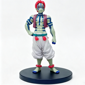 Bandai | New Kimetsu No Yaiba Akaza Figurine PVC Statue Anime Peripheral Desktop Display Ornament Present For Adult Collectors