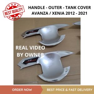 Paket Handle Outer Tank Cover Chrome Mobil Avanza Xenia 2012 - 2021