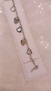 Gelang Tangan Wanita Love 01Tidak Berkarat dan Tahan Lama Premium Quality GS0033