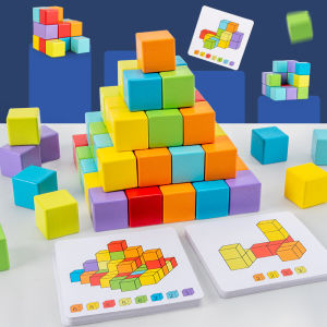 Spatial Thinking Mathematical Educational Cube Blocks