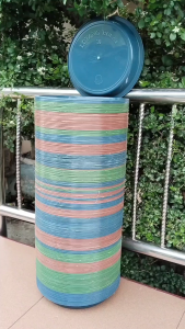 24 Pcs Nampan Plastik Bulat / Loyang Plastik Bulat 24 Cm