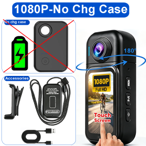 Camera Hành Trình Đeo Được Không Dây WiFi 4K Mini Quay Video POV Rảnh Tay Ghi Hình Vlog 180 Độ ° Camera Hành Động Chống Nước Góc Rộng Dành Cho Xe Đạp Và Xe Máy