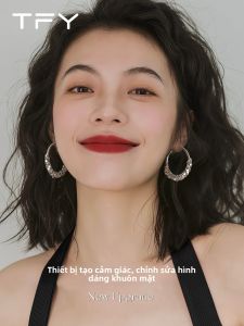 TFY | Bông Tai Bạc Thời Trang Đẹp Mắt Hình Vòng Lớn