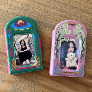 Album Ảnh 3 Inch Alien Magnetic Absorption Card Holder Storage Album Little Crowd Instant Photography Card Bag Small Card