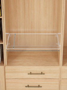 evesigar | Adjustable Acrylic Shelf Panel No Drill Required