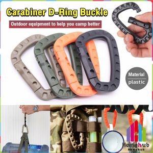 Homehub Climbing Carabiner D-Ring Key Chain Clips Hook Camping Plastic Buckle