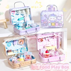 Cute Mini Cat Theme DIY Food Box Toy