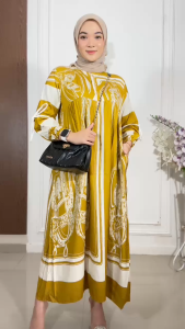 MIDI RAYON TERBARU /MIDI DRESS ADEM LD 105-110 MIDI VIRAL