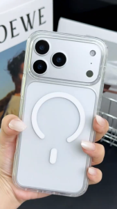 WSKEN โปร่งใส Magnetic เคส iPhone 17ProMax 17Pro เคสโทรศัพท์ แม่เหล็ก 2025 โปร่งใสเป็นพิเศษ Case ไอโฟน 17 กันรอย กันกระแทก iPhone 16ProMax/16Pro/16Plus/16 ชาร์จได้