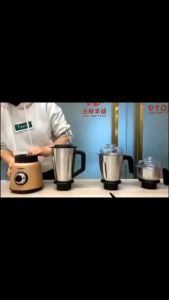 STARGOLD SG-1366 Stainless steel 3 in 1 Mixer Grinder Blender 600W POWERFUL max locked copper motor