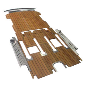 GUOCARCOM | Car Floor Renovation Solid Aluminum Wood Threshold Strip