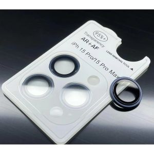 2 Miếng Bảo Vệ Ống Kính Camera Cho iPhone 16/15/14/13/12/Mini Vòng Kim Loại Kính Bảo Vệ Tương Thích Với iPhone 14/15 Plus