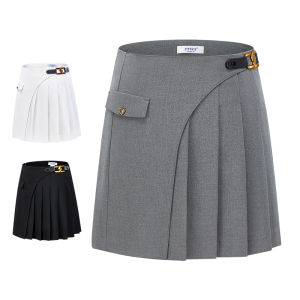 New Golf Womens Skirts Pleated Short Skirt A-line Thin Anti-Walking Outdoor Sports Skort Skirt Plus Size XXL
