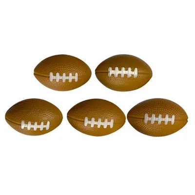 5pcs Mini Soft Football Basketball Baseball Tennis Rugby Toy Foam Rubber Squeeze Ball Anti Stress Toy Balls Soccer Hand Exercise