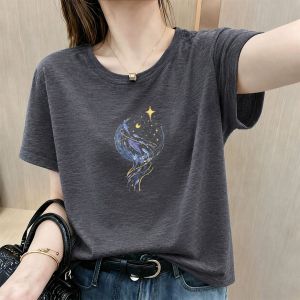 V.C.I | High-end Light Thin Fashionable Bamboo Cotton T-shirt Grey