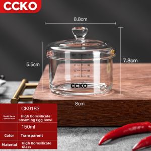 Heat Resistant Glass Steaming Bowl