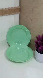 Piring Plastik Awet / Piring Anti Pecah / Piring Anak Kos (Hijau)