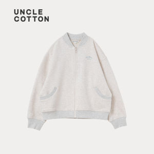 Cotton Uncle Boys Baseball Jacket Tennis Print Shoulder Drop Sleeve Knitted Jacket for Autumn And Winter Childrens Clothing