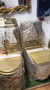 Dàn Khăn treo khăn phòng tắm Mạ Vàng