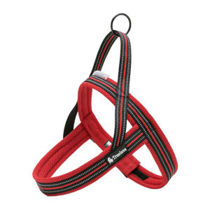 TRUELOVE Pet Harness Adjustable Dog Harness Lightweight Reflective with Quick Release Buckle Breathable Mesh Soft Handle for Dog